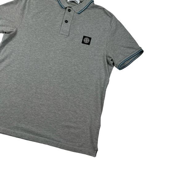 Stone Island 2018 Grey Polo Shirt - XL