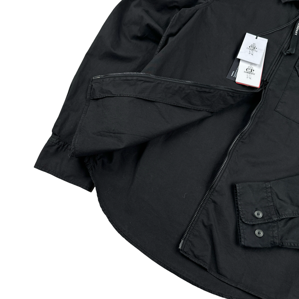 CP Company Black Cotton Overshirt - XS