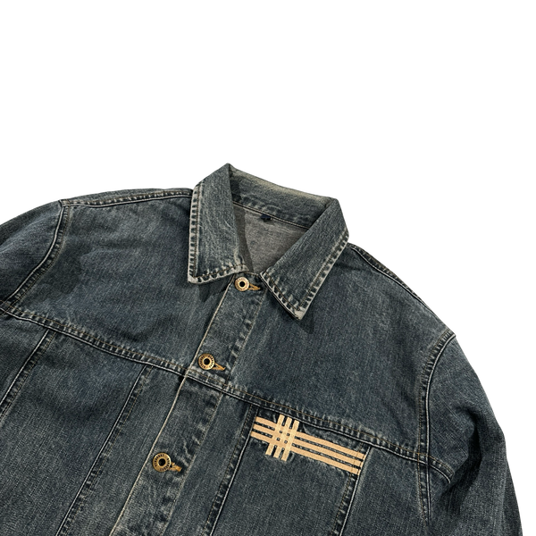 Burberry Nova Check Pocket Denim Jacket - Large