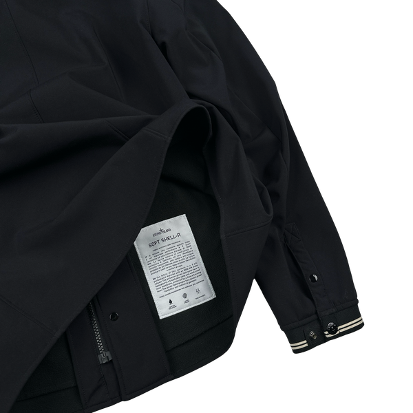 Stone Island 2011 Black Soft Shell R Jacket - Large