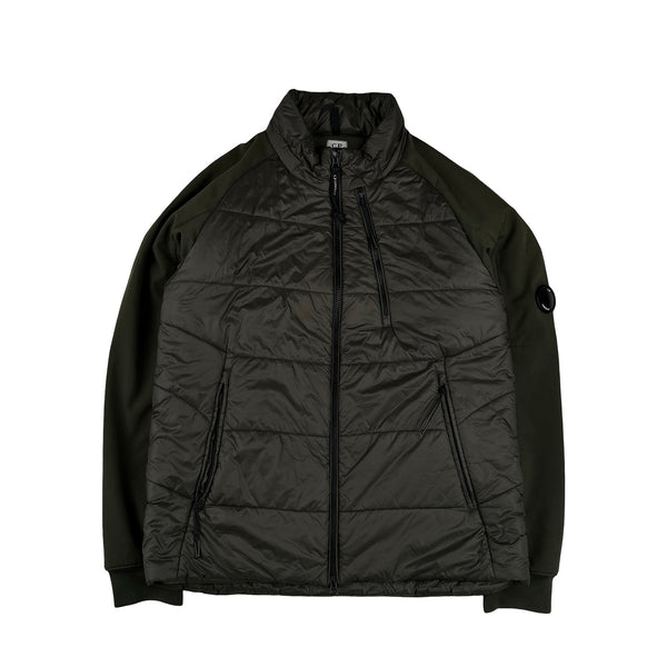 CP Company Khaki Hybrid Soft Shell Jacket - XXL