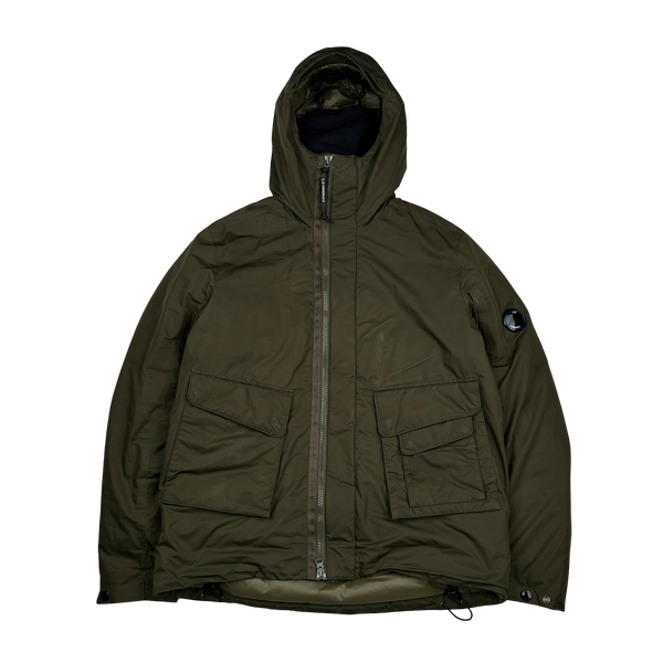 CP Company Micro M Down Filled Face Mask Double Zip Jacket - XL