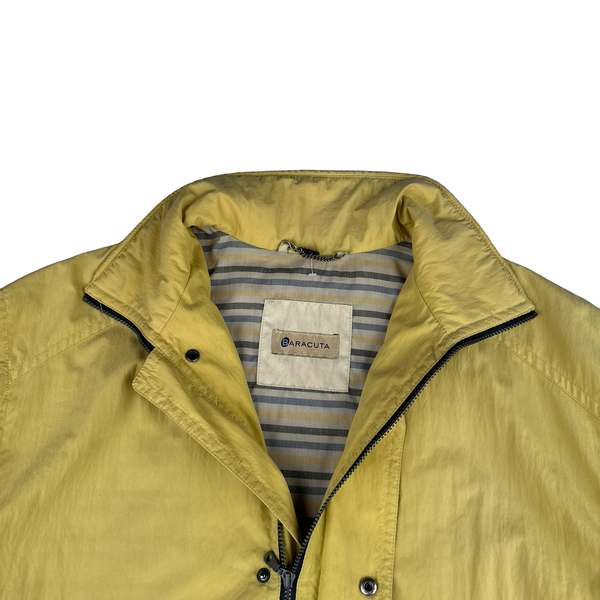 Baracuta Yellow Quilted Zipped Jacket - Large