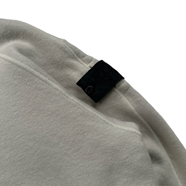Stone Island 2021 Cream Wool Shadow Project Hoodie - Medium