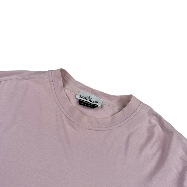 Stone Island 2017 Pink Longsleeve Cotton Top - XXL