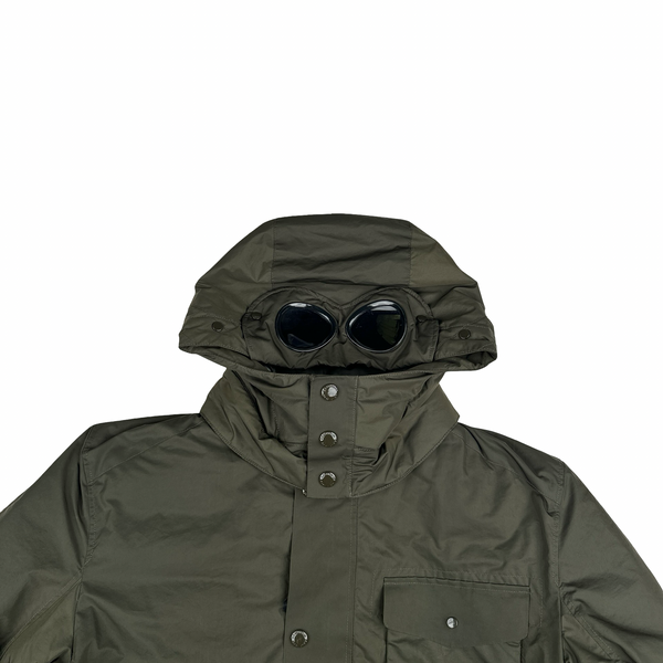 CP Company Khaki Micro M Goggle Jacket - XL