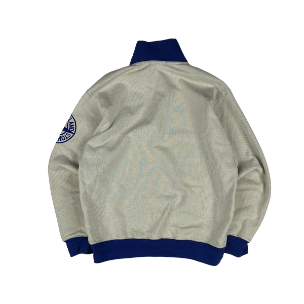Stone Island 2021 Cotton Quarter Zip Jumper - Medium