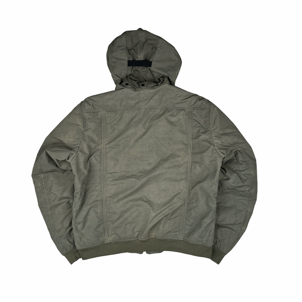 CP Company Tinto Terra Khaki Fleece Lined Goggle Jacket - 3XL