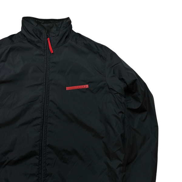 Prada Black Reversible Harrington Jacket - Large