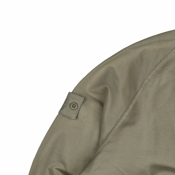 Stone Island 2021 Beige Ghost Piece Cotton Crewneck - Small