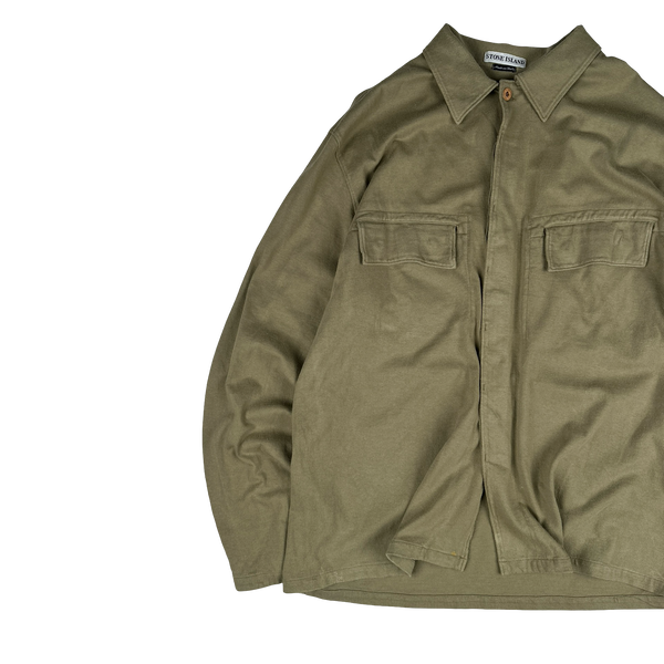 Stone Island 1998 Vintage Cotton Overshirt - XL