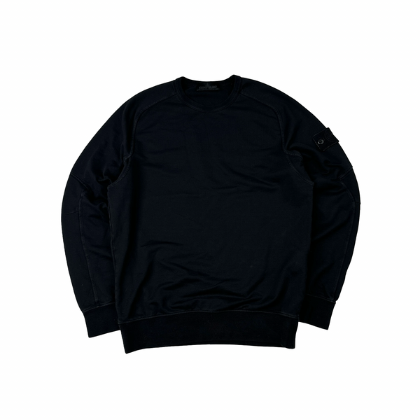 Stone Island 2020 Black Ghost Crewneck Pullover Jumper - Small