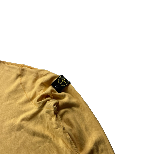 Stone Island 2017 Yellow Cotton Pullover Crewneck Jumper - XXL
