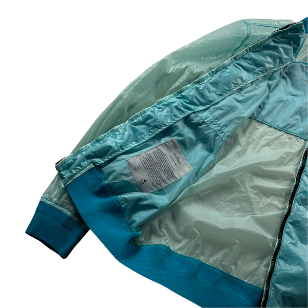 Stone Island 2021 Blue Lucido TC Bomber Jacket - Large