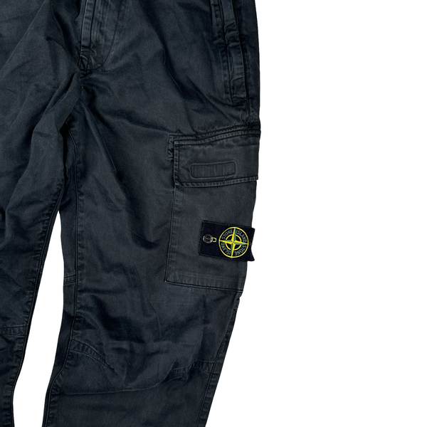 Stone Island 2021 Black RE T Cargo Trousers - 34”