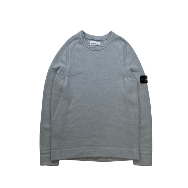 Stone Island 2018 Grey Wool Crewneck Jumper - Large