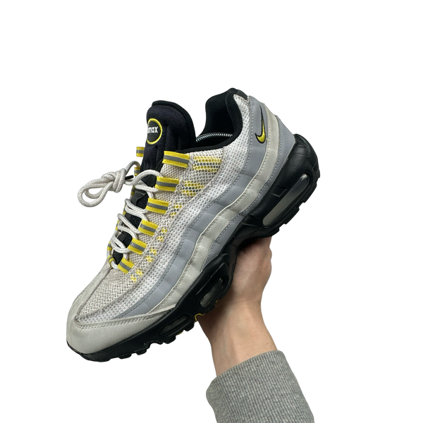 Nike Air Max 95 White Tour Yellow Trainers - UK 9