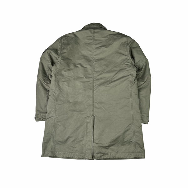 Stone Island Khaki 2019 David TC Primaloft Pea Jacket - XXL