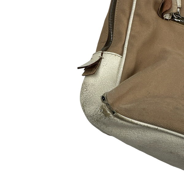 Prada Beige Women's Zipped Handbag