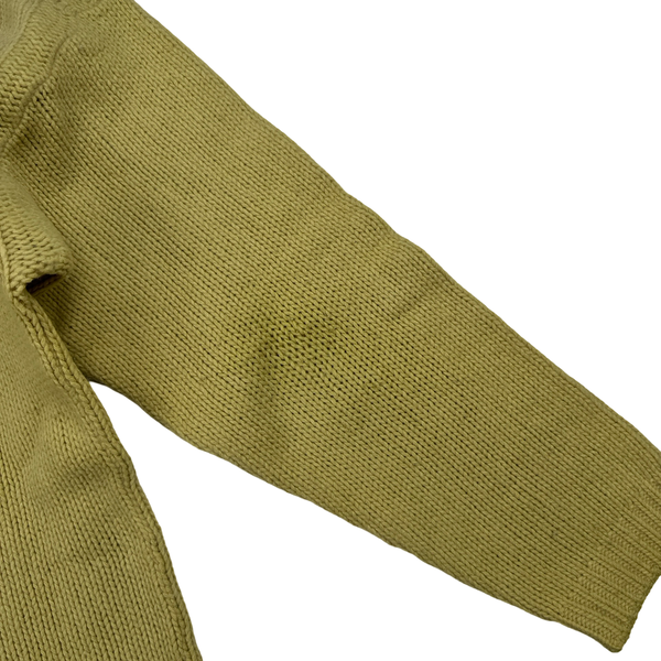 Stone Island Vintage Lemon Knit Crewneck Pullover - Small