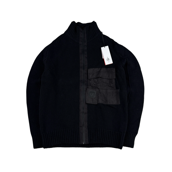 CP Company Heavyweight Zipped Knit Metropolis Jumper - Large