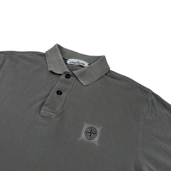 Stone Island 2017 Grey Polo Shirt - Large