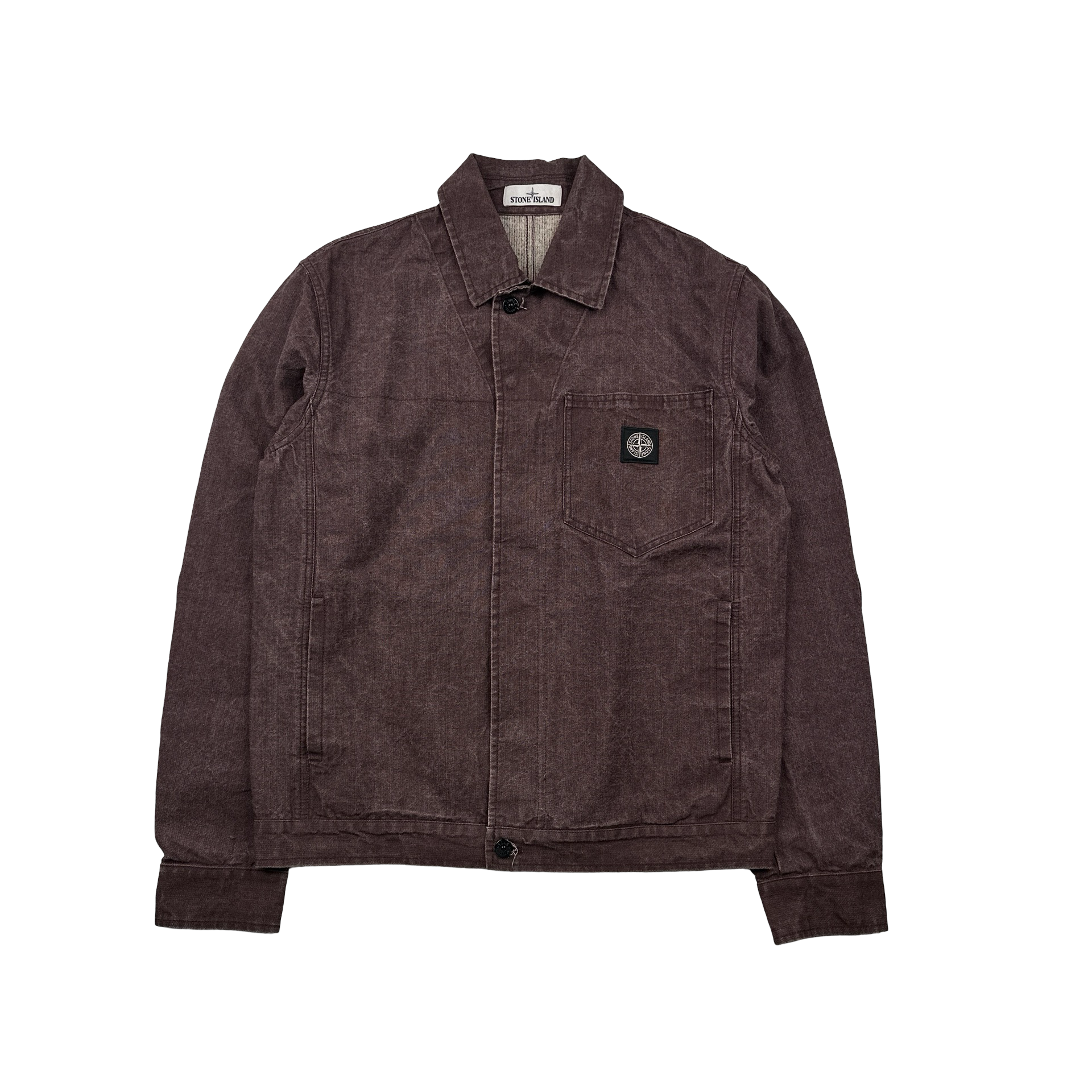 Stone Island 2019 Panama Placcato Denim Jacket - Large – Mat's Island