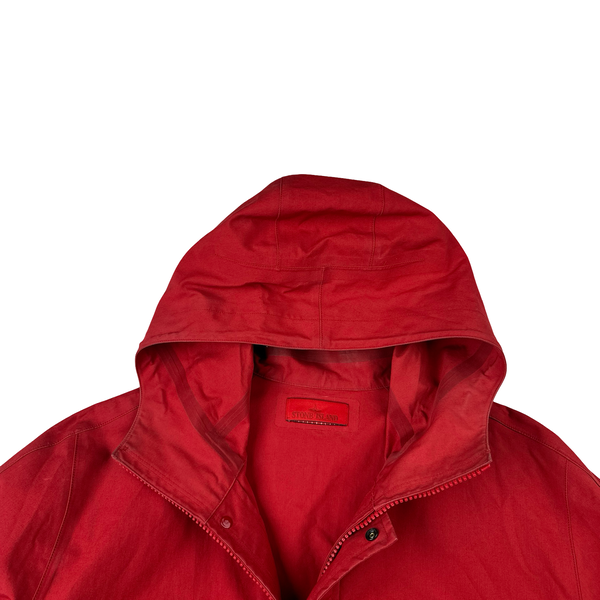 Stone Island 2014 Red 3L Ghost Performance Cotton Jacket - XXL
