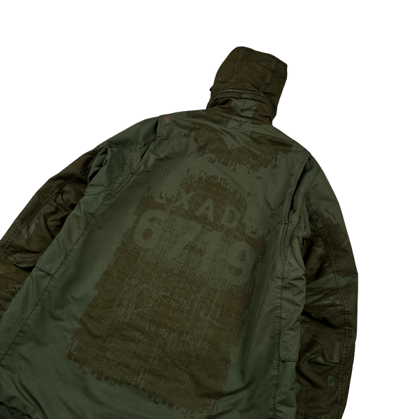 Stone Island 2017 David TC Shadow Project Khaki Graphic Print Jacket - Large