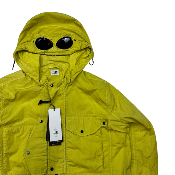 CP Company Yellow Chrome Goggle Jacket - Large