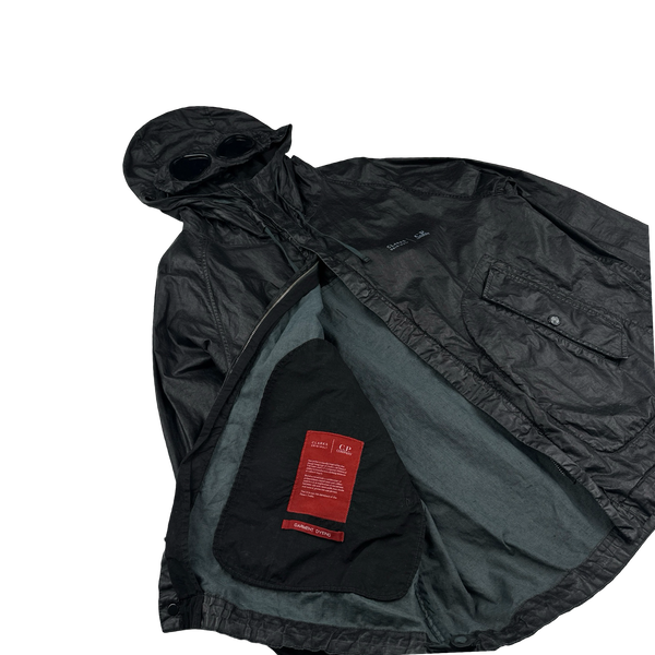 CP Company x Clarks Originals Black Lino Wax Goggle Jacket - XL