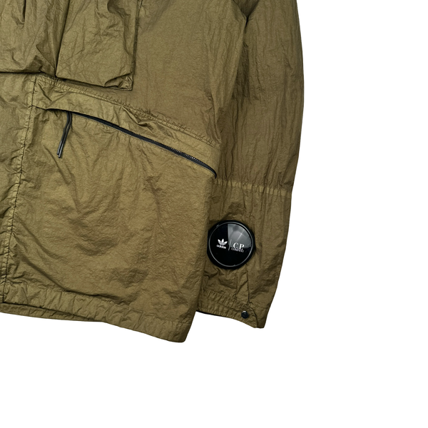 CP Company x Adidas  Khaki Explorer Chrome Goggle Jacket - Large