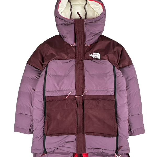 North Face Triple Baffle Parka Alpine Plum Mid Hooded Puffer Jacket - Medium