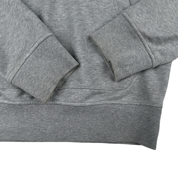 Stone Island 2022 Grey Cotton Pullover Hoodie - Medium