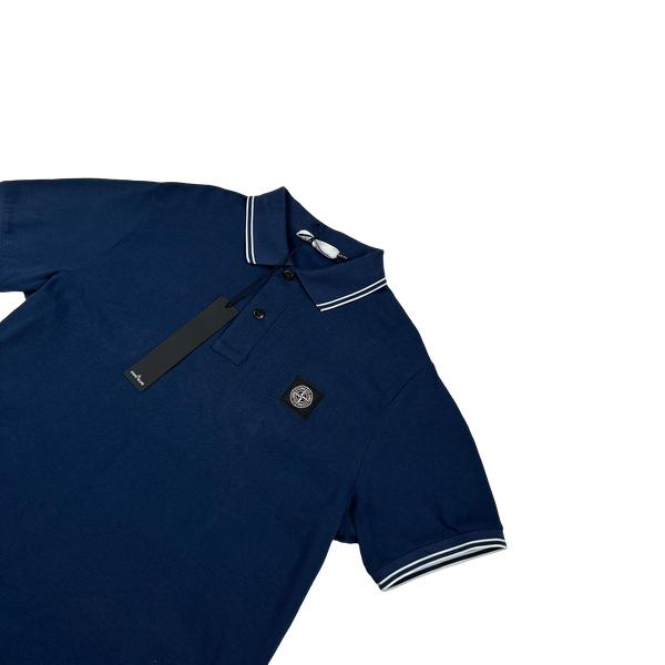 Stone Island 2018 Navy Polo Top - Large