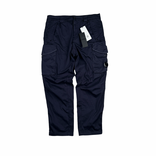 CP Company Navy Loose Fit Lens Viewer Cargos - Medium