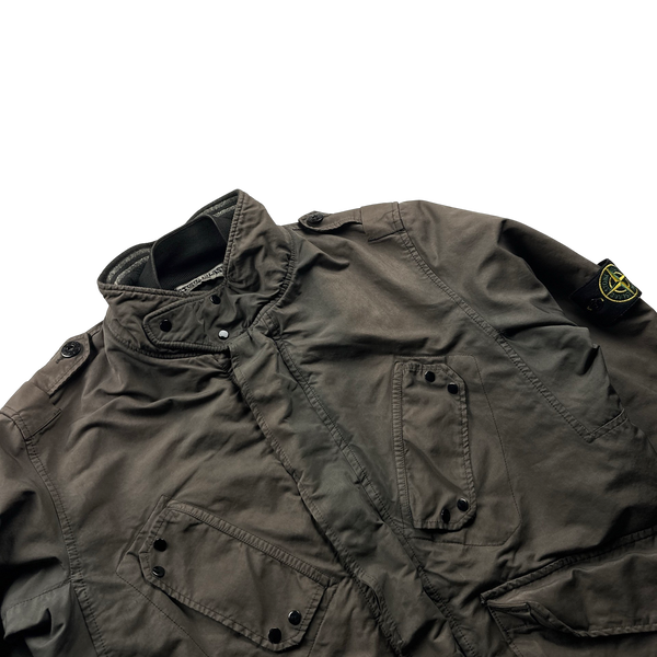 Stone Island 2007 Brown David TC Field Jacket - Large