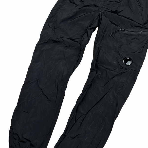 CP Company Black Chrome Nylon Cargos - Small
