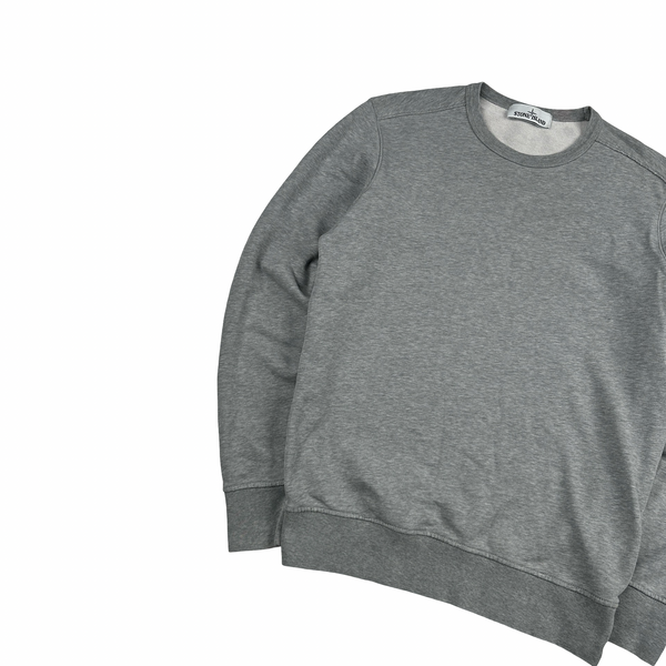 Stone Island 2019 Grey Crewneck Sweatshirt - Small