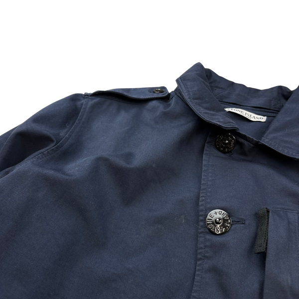 Stone Island 2011 Navy Raso-R Trench Coat - XL