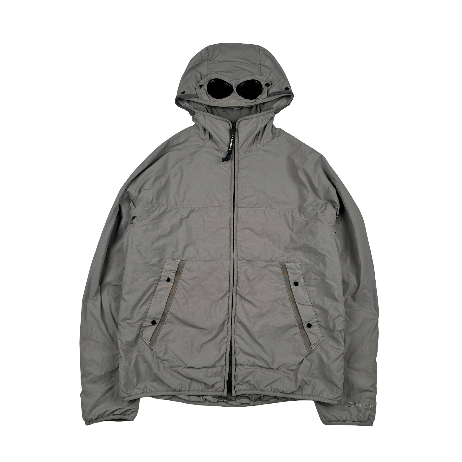 CP Company GDP Grey Polartec Nylon Goggle Jacket - XL – Mat's Island