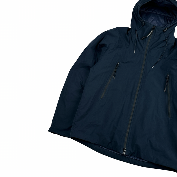 CP Company Navy Pro Tek Hooded Jacket - Large