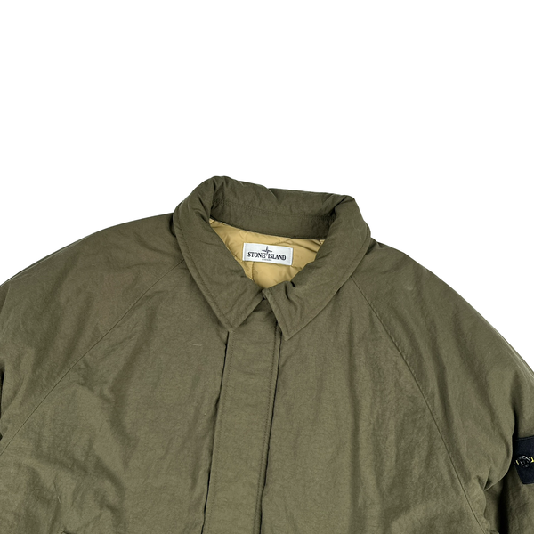 Stone Island 2012 30th Anniversary Reps Nylon Down Quilted Collared Jacket - 3XL