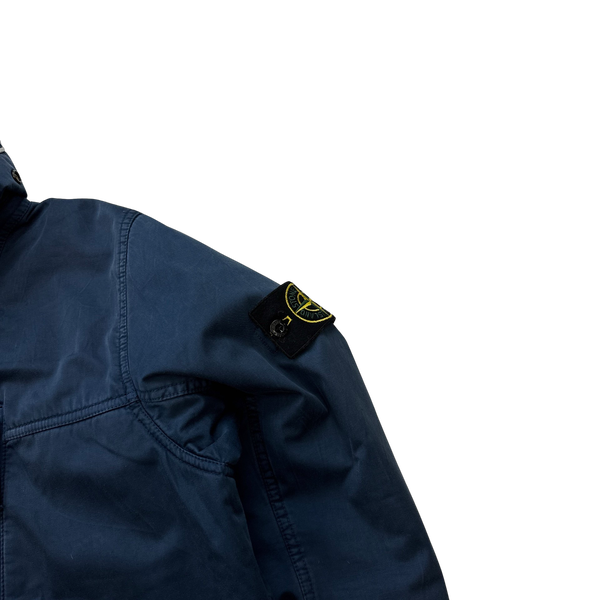 Stone Island Blue 2010 Raso Gommato Jacket - Medium