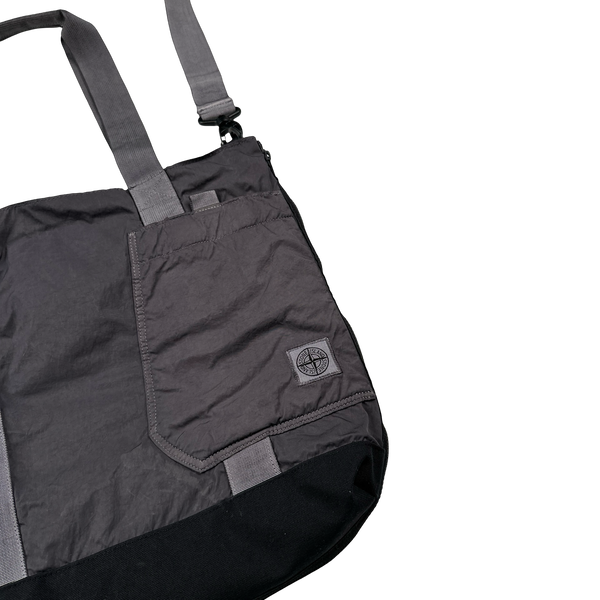 Stone Island 2019 Charcoal Compass Tote Bag