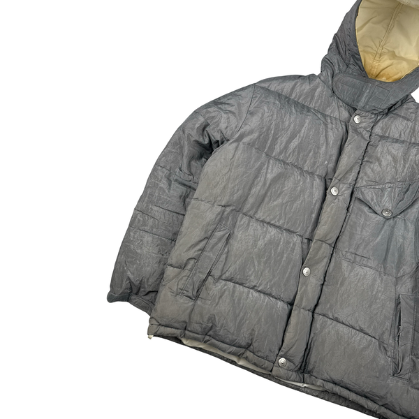 Stone Island 1999 Grey Vintage Pure Metal Jacket - Large