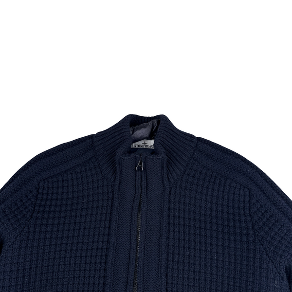 Stone Island 2023 Pure Wool President Knit Dutch Rope Lined Jumper - Large