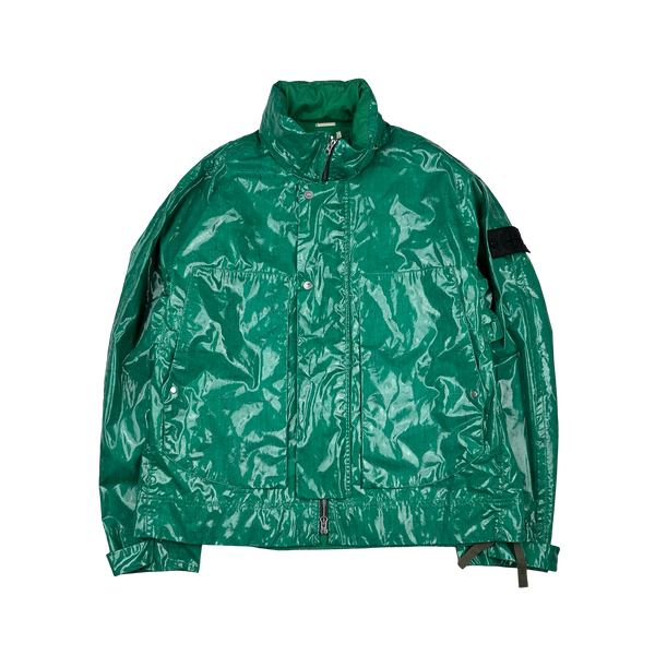 Stone Island 2022 Shadow Project Glass Poplin Double Face Print Jacket - Large