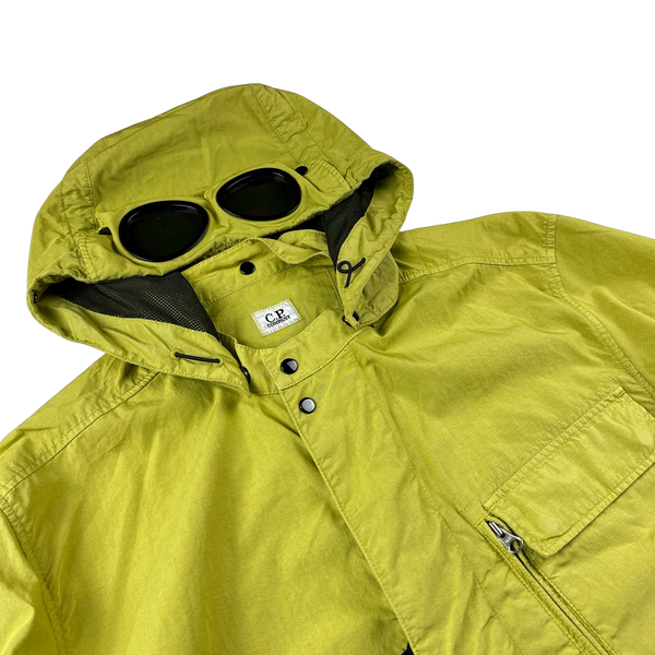 CP Company 50 Fili Green Goggle Jacket - Large