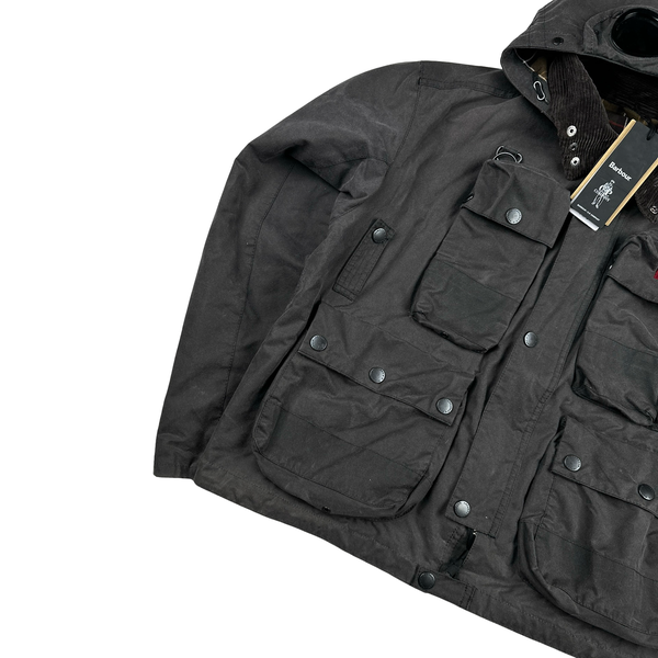 CP Company x Barbour Multi Pocket 500 Mille Waxed Jacket - Large